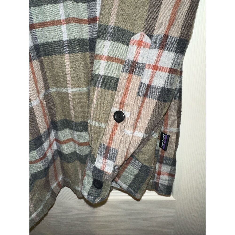 Patagonia Worn Wear Men's Large Long-Sleeved Organic Cotton Midweight Fjord Flan - Picture 5 of 7